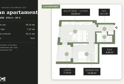 Apartament 2 Camere de Vanzare - Bloc Nou - ZECE Innovate Living - 11