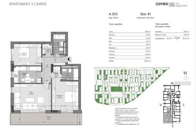 Kasper Coresi faza 5 | 3 camere apartament | comision 0% | cu box bu parcare - 14
