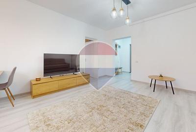 Apartament cu 2 camere decomandat, mobilat în Sânpetru