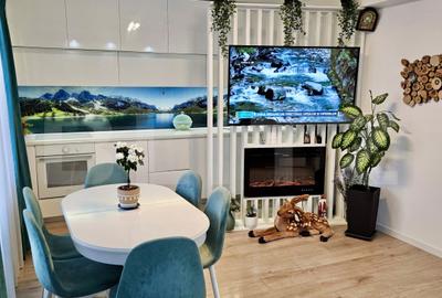 Apartament cu 3 camere decomandat, mobilat în Tractorul