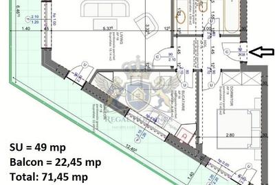 Apartament 2 Camere | 71 Mp | Mobilat - Utilat | Vivamus Residence, Brașov - 16