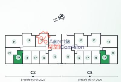 Apartament 1Cam, 78.640 euro+TVA, 41,6mp - 10