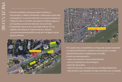 Clădire individuală de închiriat, zonă ultracentrală Galați. - 2