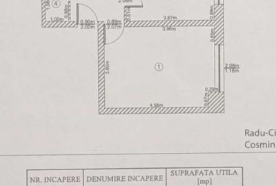 Etaj 4/10 - 2 camere decomandat - bloc pe cadre - liber - Dacia - Bicaz - 2