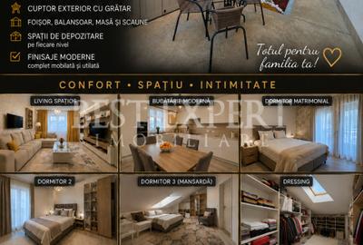 Casa Premium P+1+M | 4 Camere | 3 Parcari | Curte 130 mp | Gata de Mutare - 1
