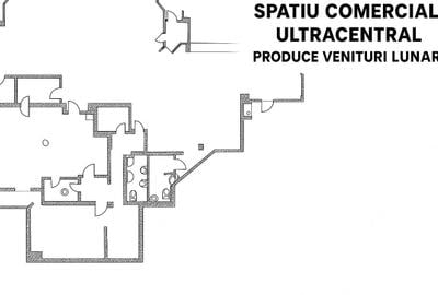 Spațiu comercial, 400 mp în Ultracentral