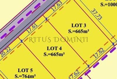 Teren Construcții intravilan de 665 mp, în Cihei