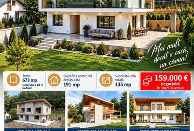 Casă individuală cu 3 camere în Central