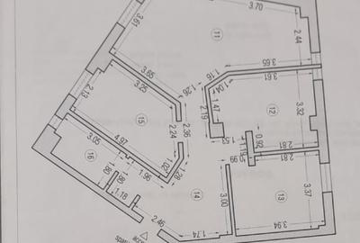 Apartament 3 camere, 87 mp, Compozitorilor (Inel 2), sub prețul pietei - 14