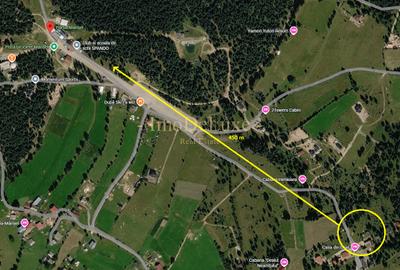 Teren (1 sau 2 cabane), cu PUZ, 1500mp, in Marisel, la 400 m de partia de Ski - 7