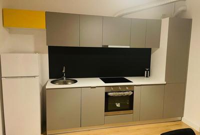 Studio dublu, lux , centrala proprie,terasa, parcare subterana, metrou - 10