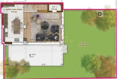 DUPLEX  3 Camere**TERASA+ CURTE**Bloc boutique***NOU// DOMENII - 20