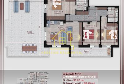 Apartament cu 4 camere decomandat în Theodor Pallady
