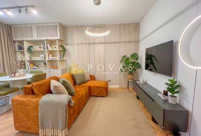 Apartament cu 2 camere semidecomandat, mobilat în Pipera
