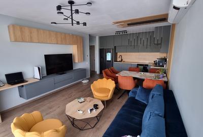 3 camere bloc Mon Jardin, 74 mp, mobilat modern, smart home, parcare subterană - 1