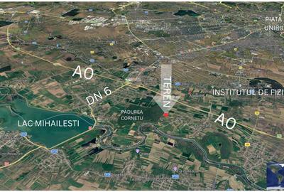 Teren intravilan, 4700 mp, dublu front stradal, la marginea Pădurii Cornetu - 2