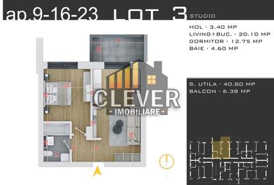 Studio 2 camere, Incalzire prin Pardoseala- zona Pallady - 1