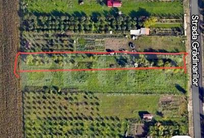 Teren Construcții extravilan de 1288 mp, în Periferie