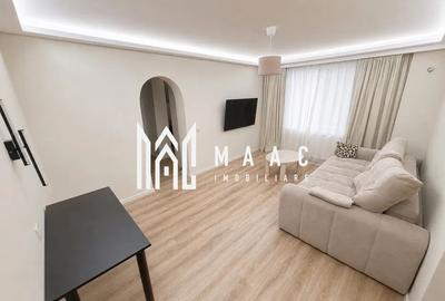 Apartament cu 2 camere semidecomandat, mobilat în Central