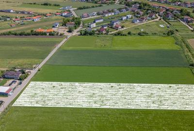 Teren 9.300 mp Stupini | Front 45.59 m la Asfalt | PUG Zonă L1c - 1