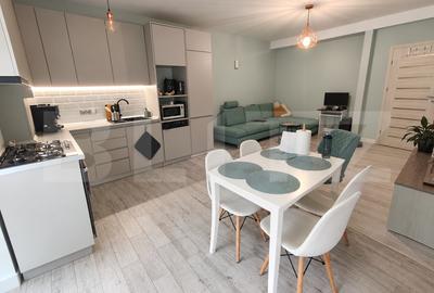 Apartament cu 2 camere semidecomandat, mobilat în Apahida