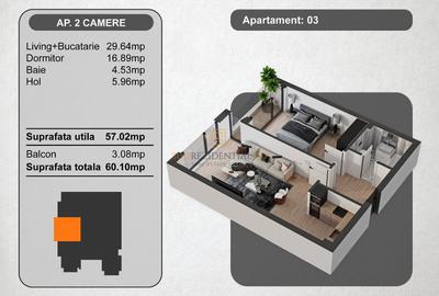 Apartament tip studio, 2 camere, finisat premium, zona Marriott - 7