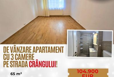 De vânzare apartament cu 3 camere pe strada Crângului! - 1