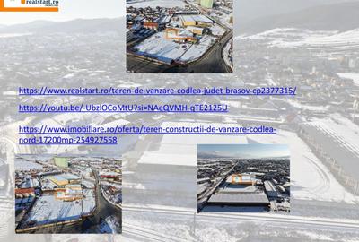 Brasov Nord, acces E60, teren 17000mp, 5600mp cladiri, D 155ml la DJ112A, - 16