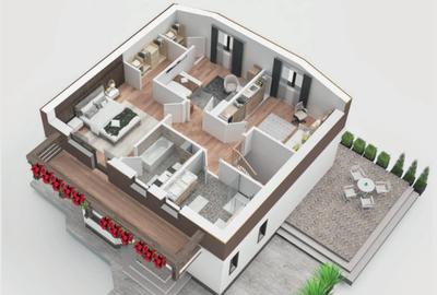 De Inchiriat -Casă 4 camere  premium- Teleferic Grand Residence -Cristian Brasov - 36
