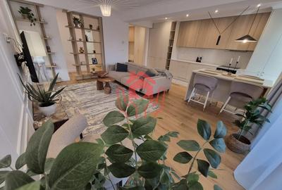 Apartament cu 3 camere semidecomandat, mobilat în Herăstrău