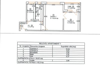Apartament cu 2 camere în Girocului