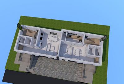 Teren 520 mp cu autorizație de construcție – proiect Duplex D+P+E, Borhanci - 8