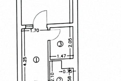 Abator - Garsoniera , et 3/4, suprafata 34 mp - 9