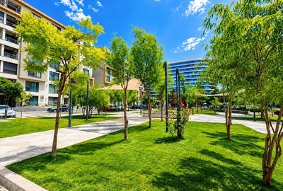 Apartament intr-un complex cu gradina privata si fantani decorative, langa plaja - 14