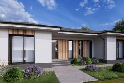 Casă nouă NZEB  de vanzare | la cheie | PANOURI SOLARE | 300 mp teren. - 1