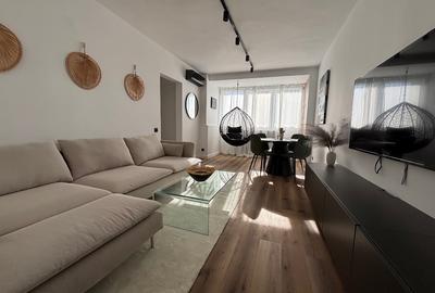 Apartament cu 3 camere semidecomandat, mobilat în Floreasca