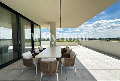 Penthouse Ultra Luxury cu 5 camere,  complet renovat,2 parcari,boxa,terase 195mp - 6
