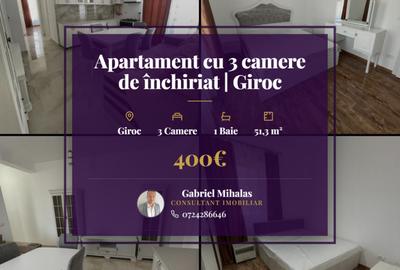 Apartament cu 3 camere de închiriat | Giroc – Strada Cupidon - 1