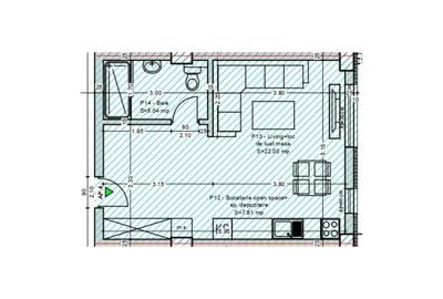 Studio de vânzare în Mangalia, BLOC NOU 2026 - 8