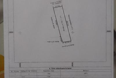 Teren Construcții intravilan de 1164 mp, în Valea Plopilor