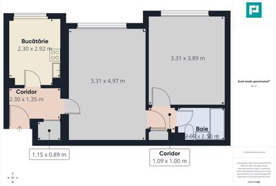 Apartament cu 2 camere, parter, Rogerius - 10