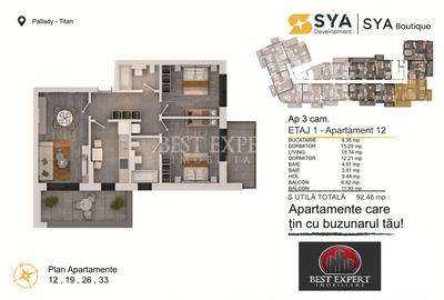 3 Camere Moderne| Bonus Parcare| Avans 50% | Comision 0% - 1