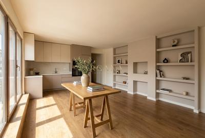 Apartament cu 3 camere semidecomandat, mobilat în Borhanci