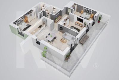 Apartament 4  camere - 7