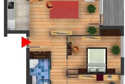 3 camere , 80 mp, parcare  terasa, zona str.Aleea Slanic, Gheorgheni - 8