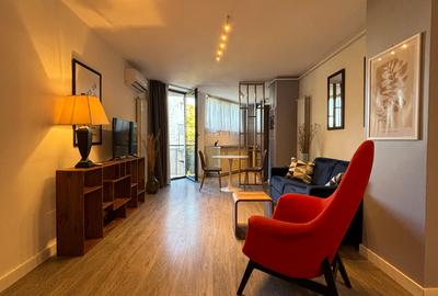 Apartament cu 2 camere semidecomandat, mobilat în Calea Victoriei