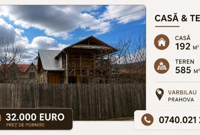 Casă individuală cu 3 camere în Vărbilău