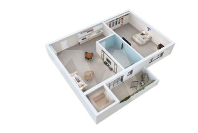 Apartament de vanzare in Sibiu - 2 camere - bloc nou, cu lift - 2
