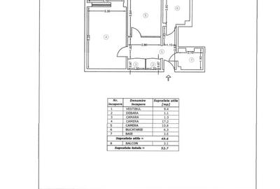 Titan,500 m de Metrou 1 Decembrie | 2camere, decomandat, 6/10, mobilat - 16
