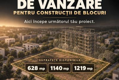 Teren Construcții intravilan de 628 mp, în Ghiroda
